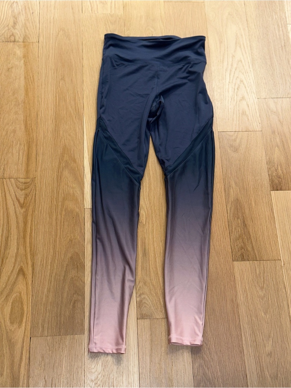 Forever 21 Women’s Ombre Athletic Leggings Navy to Pink Size Small